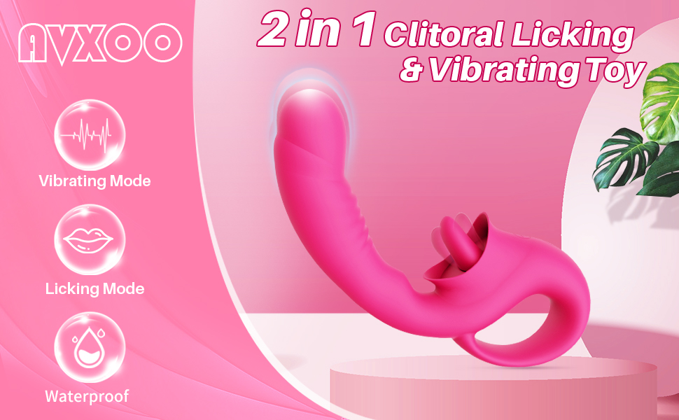 Clitoral licking vibrator