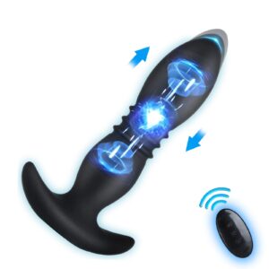 0.4 Inch Retractable Anal Docking Plug —— Remote