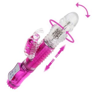 Pink G spot Rabbit Vibrator Machine Woman Toy