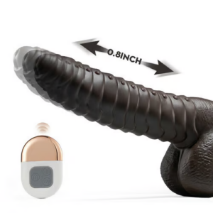 Rattlesnake 5 Vibrating 3 Thrusting Heating Function Fantastic Dildo