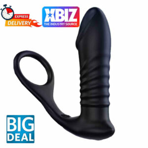 Vibrating Prostate Massager With Penis Ring —— Triple Stimulation