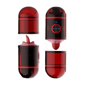 Male suction masturbator blowjob machine ——Double tongue