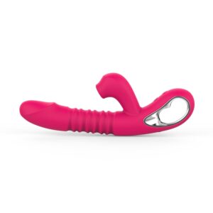 Mena Sucking Retractable Vibrator