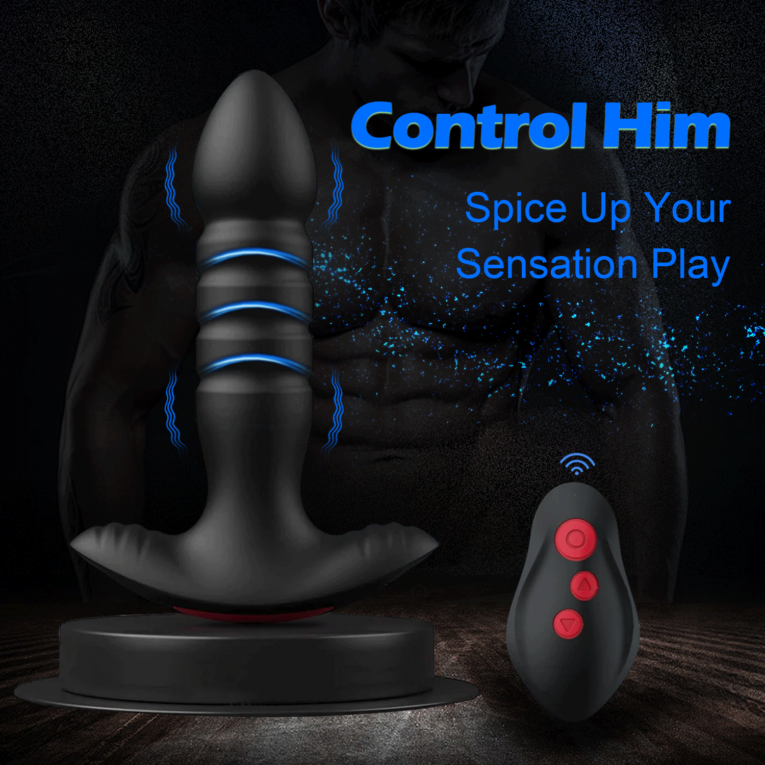 7 Thrusting & Vibrating Modes App Control Anal Plug Vibrator/Prostate Massager