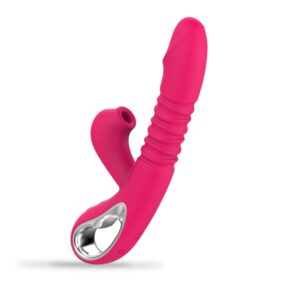 Mena Sucking Retractable Vibrator