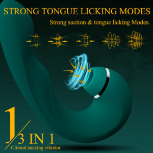 3 in 1 Clitoral Suction & Vibration G-Spot Stimulator