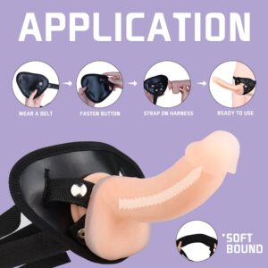 Wearable Adjustable Silicone Simulation Penis