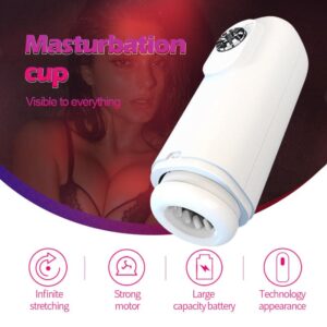 Upgraded one-touch retractable masturbator —— Black Hole