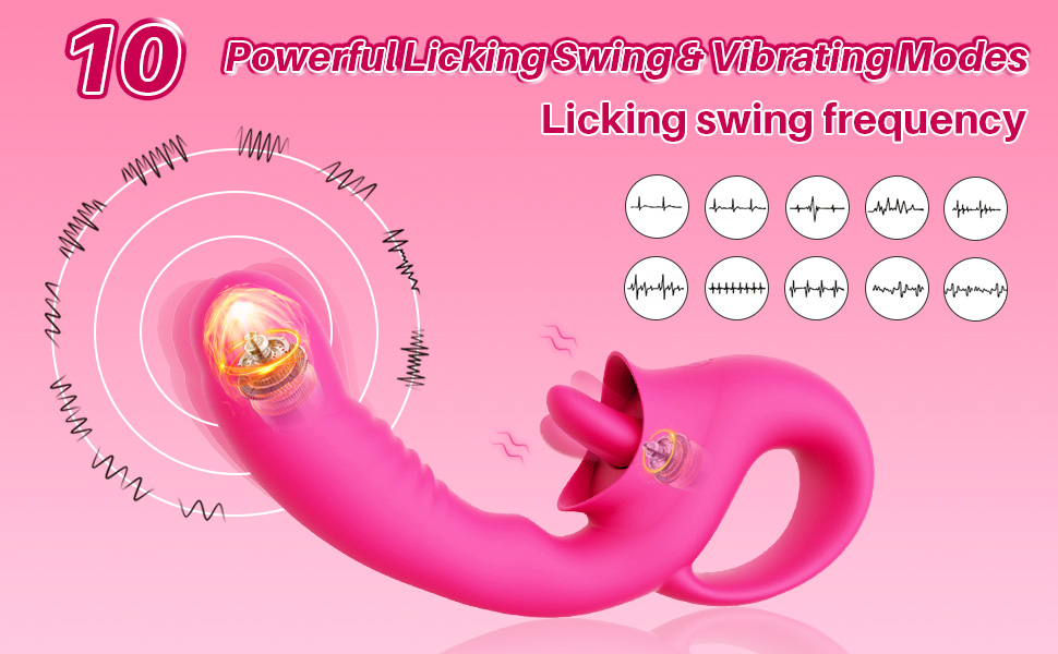 10 licking & vibrating mode