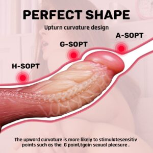 8.1-Inch Silicone Lattices Design Suction Base Realistic Dildo