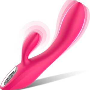 G-Spot Rabbit Vibrator Stimulator Silicone Vaginal Anal Dildo Massager for Women