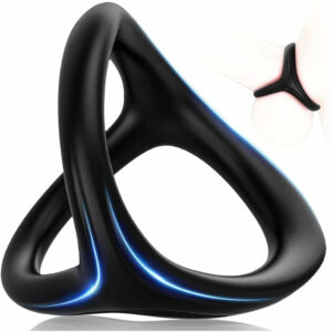 3 in 1 super soft and flexible male penis ring enlargement device