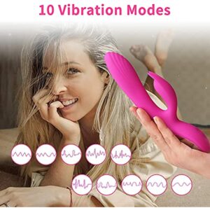 Double Fun Realistic Rabbit Silicone Sex Toy for Woman