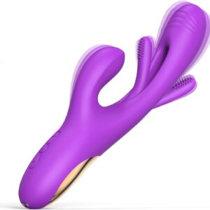 G Spot Rabbit Vibrator with 7 Vibration 7 Flapping Modes