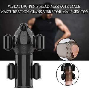 【Upgraded version】Vibrating penis head massager with strong vibration