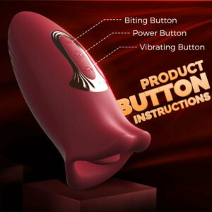 Ramsdell 10 Biting Modes & 10 Vibrating Speeds Stimulate Nipple Clitoral Women Vibrator