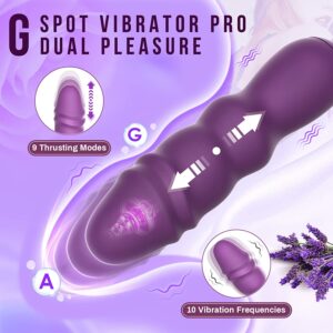 2 in 1 Thrusting G Spot Vibrator Waterproof FLO