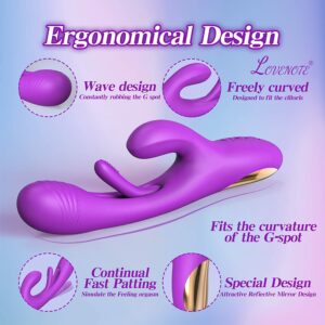 G Spot Rabbit Vibrator with 7 Vibration 7 Flapping Modes