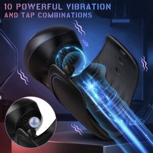 10 kinds of vibration pat mode penis glans trainer male masturbator