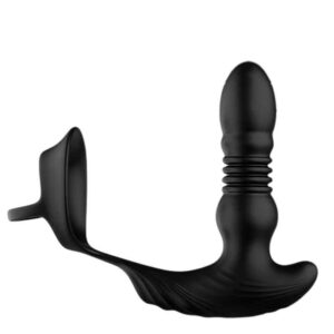 9 insertion and vibration modes prostate massager with cock ring, app and remote control anal sex toy