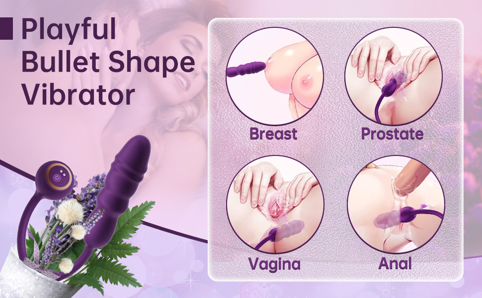bullet vibrator for clitoral nipple ana vaginal stimulation