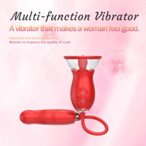 The new generation of rose tongue licking vibration suction jumping egg female masturbation