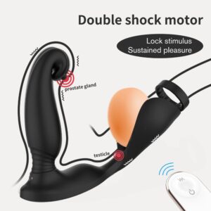 2-in-1 Waterproof Male Prostate Massager - Vibrating