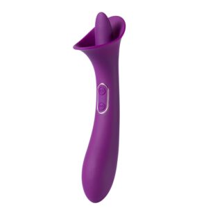 Adele - Clit Licking Tongue Vibrator with G Spot Stimulator