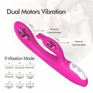 9 Vibration Modes 8.6 in G-spot 2 Motors 107.6 °F Heating Vibrators