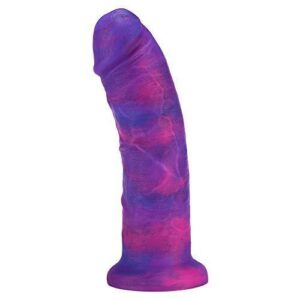 Sunset Glow Upturned Glans Thick Realistic Dildo