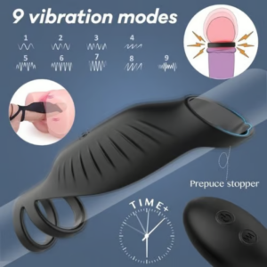 SemenSentry - 9 Vibrating Efficient Cock Ring