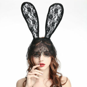 Lace Bunny Ears Headband