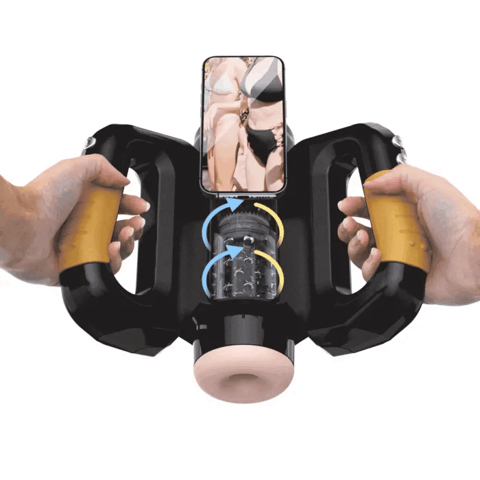 Fleshline Rotating Thrusting Double Side Handle Male Stroker XSPACECUP