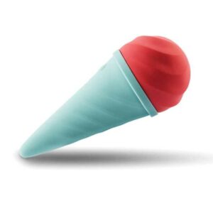 10-Speed Ice Cream Hand-held Vibrator for Full Body Massage
