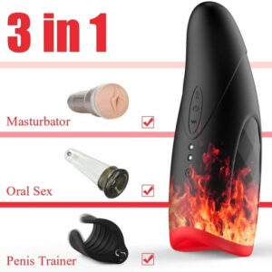 Fleshline Electric Masturbator with Heating Function