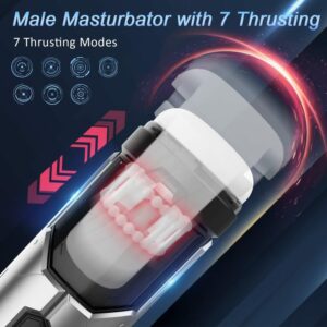 Fleshline 7 Thrusting & Vibration ModesElectric Male Stroker Pocket Pussy for Men