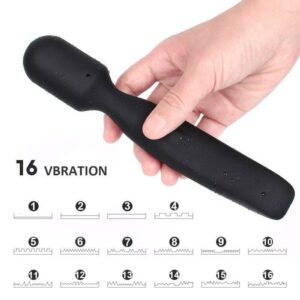 16 Modes Vibrator for Women Magic Wand Powerful AV Vibrator Sex Toy G Spot Clitoris Stimulator Vibrating Dildo Masturbator