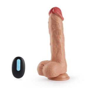 Remote Control 20-Frequency Rotating Vibrating 9.4 Inch Dildo