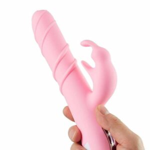 G-Spot Clitoral Massager 360° Rotation Rabbit Vibrator