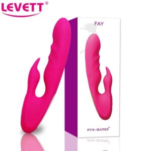 LEVETT 8*6 Vibration Mode Dildos Rabbit Vibrator For Women G Spot Clitoris Stimulate Vagina Wand Massager Adult Sex Toys Shop Female