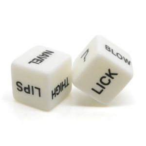 Fleshline Red Color 6-sided Fun Dice Combination Action Posture Color Dice Entertainment Provocative Products