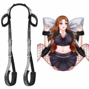 Adjustable Wrist Thigh Restraint Ropes and Soft Tie Set, Portable SM Games Sex Toys for Couples Restraints Kit Unisex