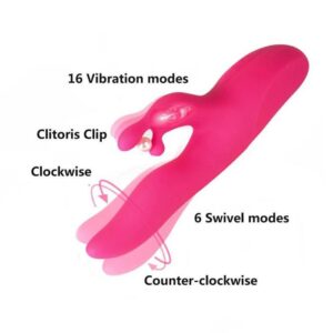 LEVETT Dildo Vibrators For Women Rabbit Sex Toys G Spot Clitoris Clip Stimulate Vagina Wand Massager Adult vibrador Shop Female