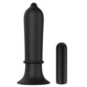 Condom Bullet Anal Vibrator