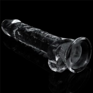 7.5” Clear Realistic Dildo with Suction Cup