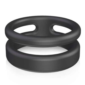 S-HANDE Silicone Dual Penis Ring Erection Enhancing Sex Toy for Man or Couples Play