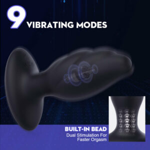 Fleshline Large Size 9 Vibration Anal Vibrator Butt Plug