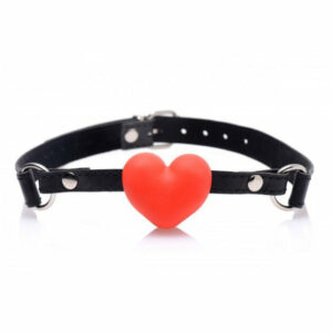 Sexbuyer The Heart Beat Silicone Heart Shaped Mouth Gag