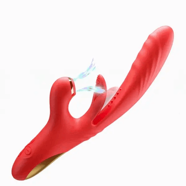 3 Thrusting Vibrating & 10 Pulsating & 7 Sucking 10.4inch Vibrators with Heating Adult Toy, Triple Action Sex Toy G-Spot & Clitoris Stimulator