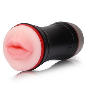 2 In 1 Realistic Textured Vagina Mouth Pocket Pussy Stroker